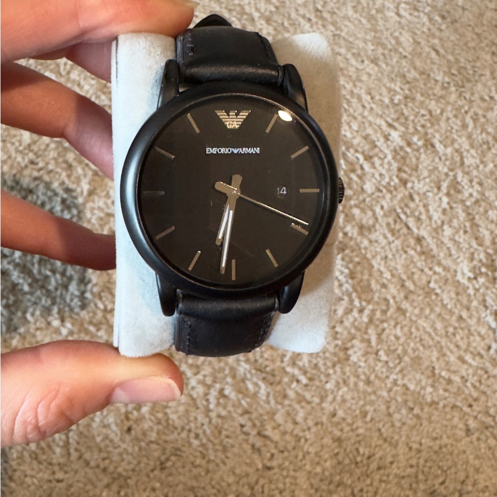 Emporio Armani Men's Black Watch